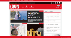 Desktop Screenshot of dailysun.co.za